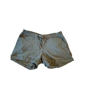 Old Navy Green Linen Shorts Size 2